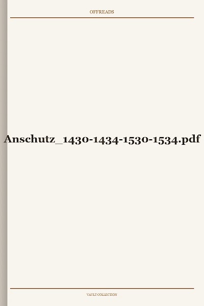 Anschutz 1430-1434-1530-1534