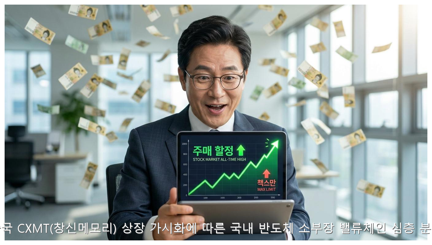중국 CXMT(창신메모리) 상장 가시화에 따른 국내 반도체 소부장 밸류체인 심층 분석 핵심 안내 및 분석 인포그래픽 (7)