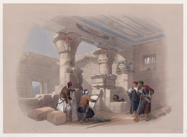 Dayr el Medeeneh Dayr al Madînah Thebes 1846 1849