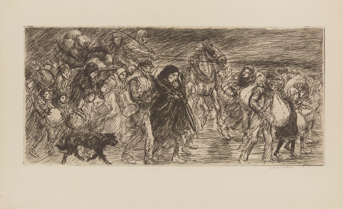 Exode En Longueur 1915