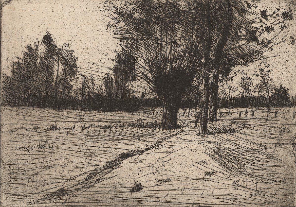 Paysage avec des arbres 1897 1898