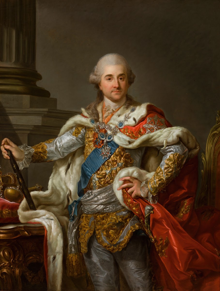 Portrait of Stanislaus Augustus Poniatowski in Coronation Robes 1790