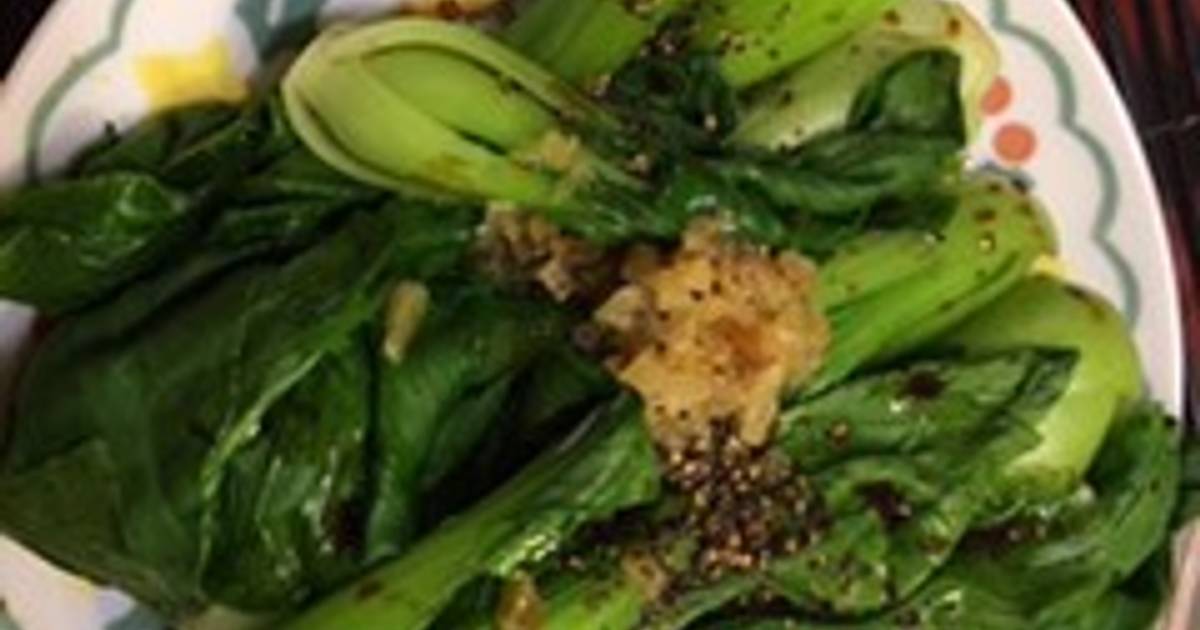 Cải thìa tỏi phi chấm nước tương Maggi!