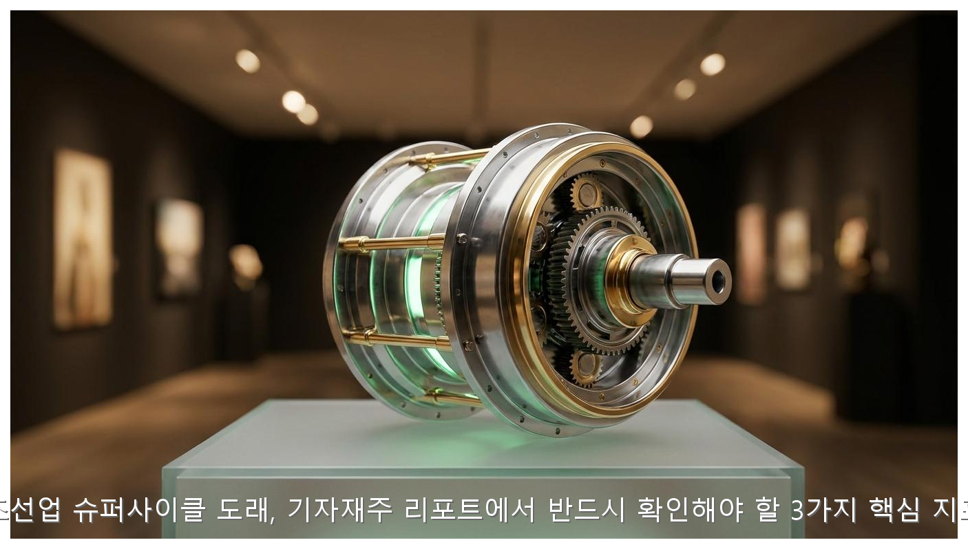 조선업 슈퍼사이클 도래, 기자재주 리포트에서 반드시 확인해야 할 3가지 핵심 지표 핵심 안내 및 분석 인포그래픽 (3)