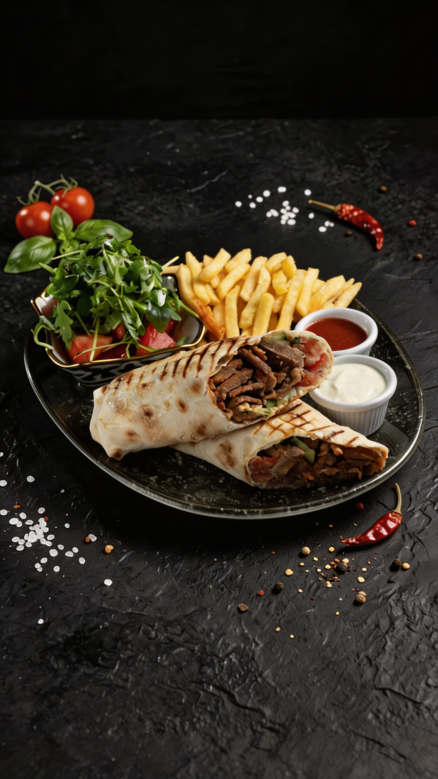 Turkish Döner Wrap dish