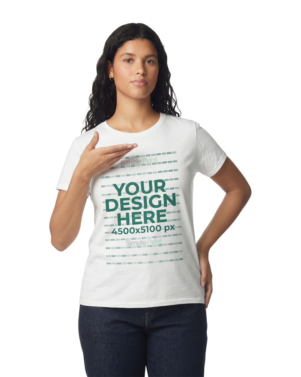 Gildan 5000L (US) - Ladies' Heavy Cotton T-Shirt (DTF)