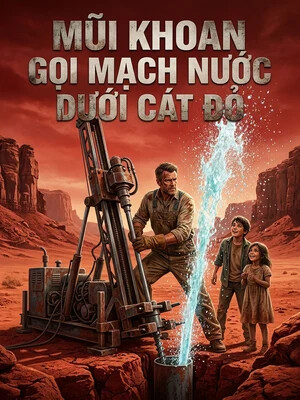 Bìa truyện Mũi Khoan Gọi Mạch Nước Dưới Cát Đỏ