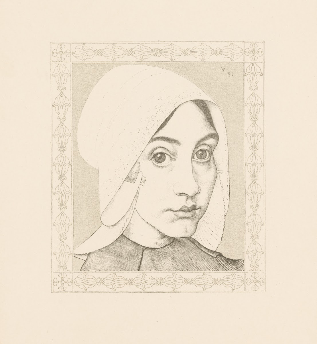 Portret van een meisje 1893