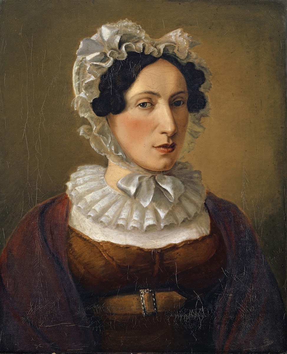 Portrait of the Artists Sister in Law Salome Miville Keller 1824