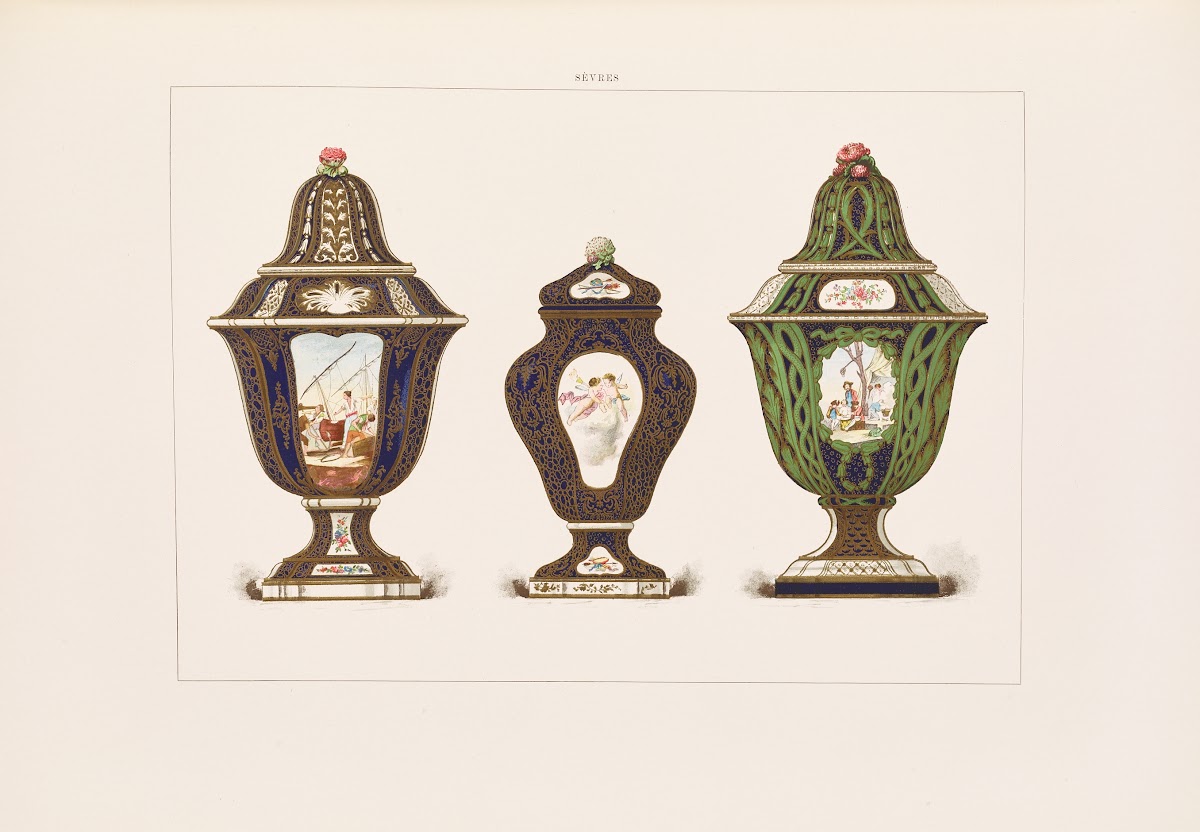 The soft porcelain of Sevres Pl45 1892