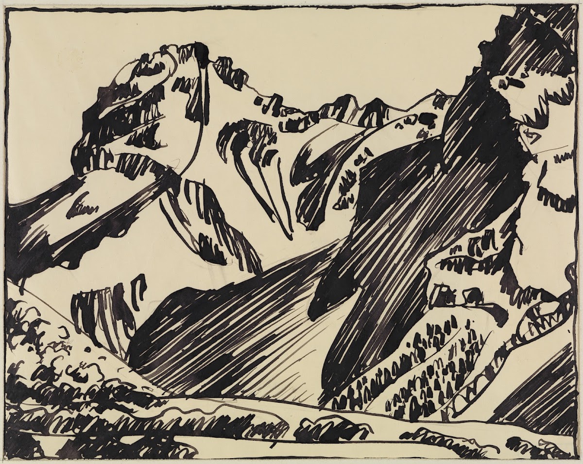 Berglandschaft im Bergell
