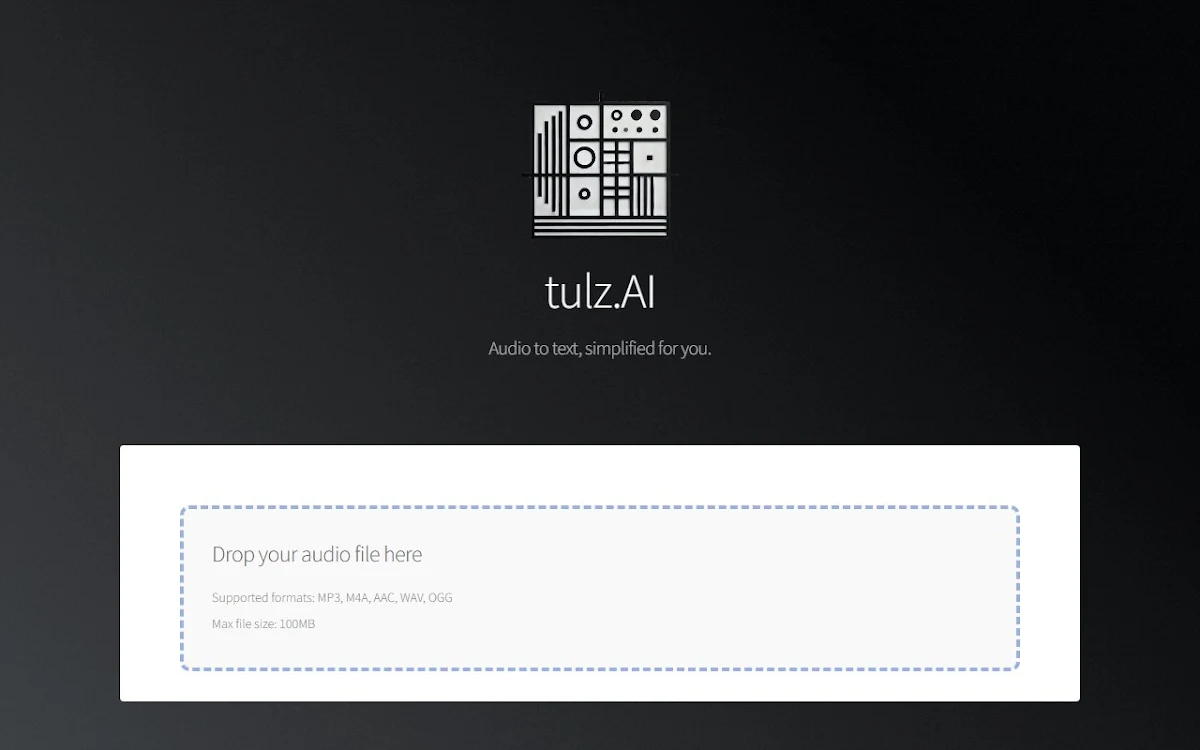 Captura de tulz.AI