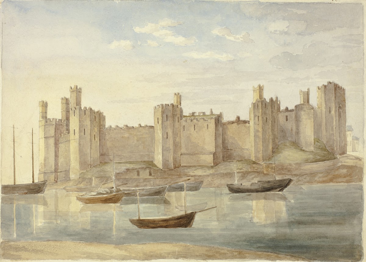 Caernarvon Castle 1845