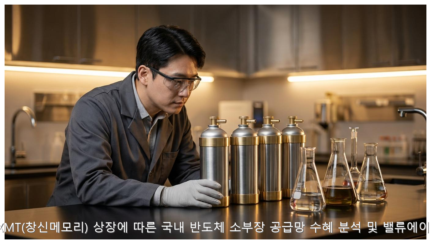 중국 CXMT(창신메모리) 상장에 따른 국내 반도체 소부장 공급망 수혜 분석 및 밸류에이션 전망 핵심 안내 및 분석 인포그래픽 (5)