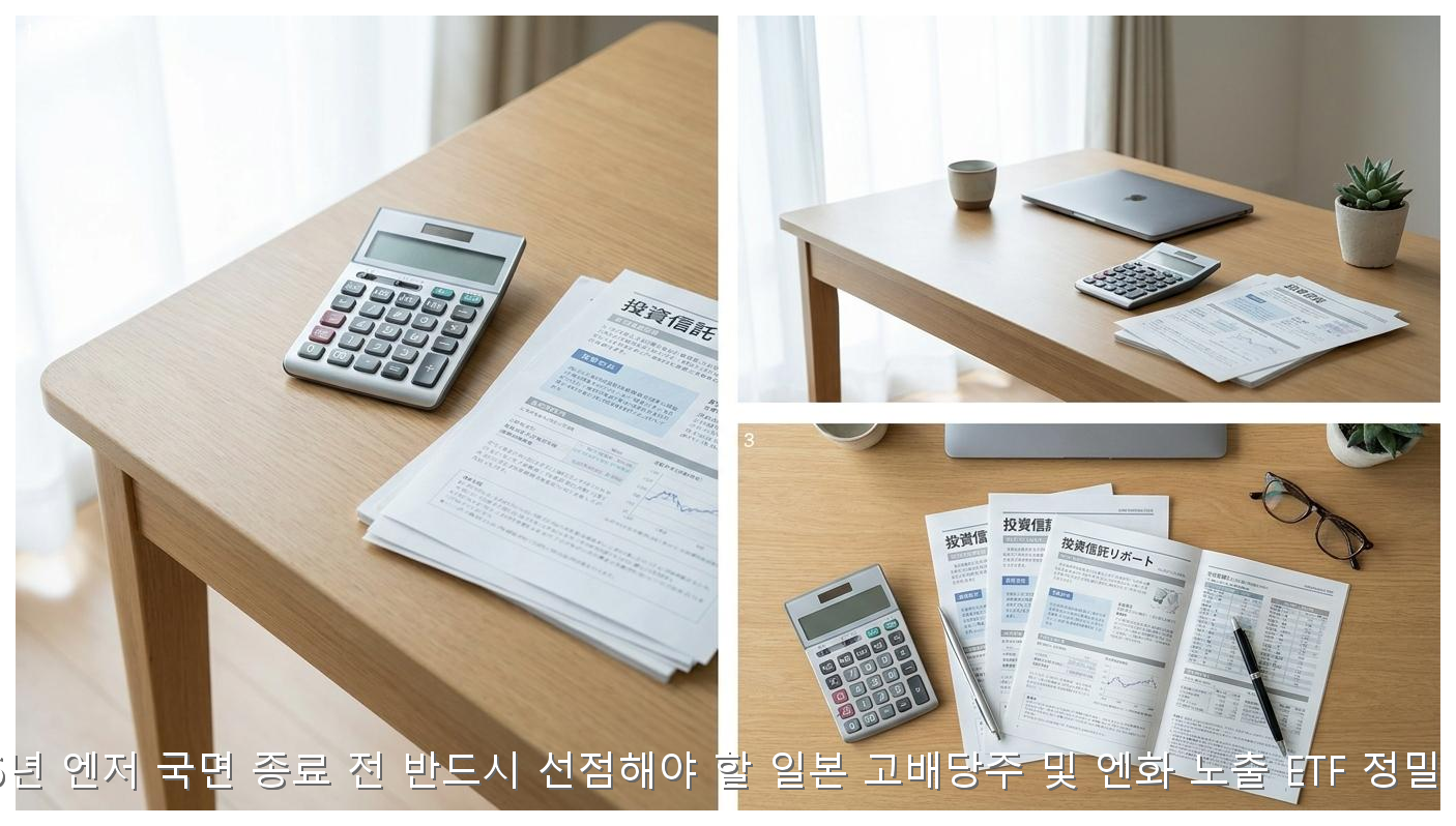 2026 일본 고배당주 및 엔화 ETF 투자 정밀 분석 핵심 안내 및 분석 인포그래픽 (7)
