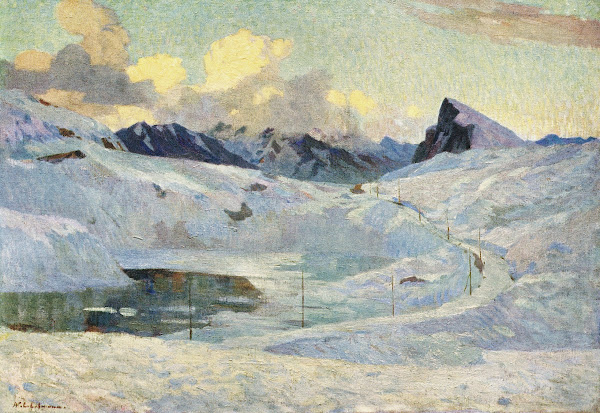 Bernina Passhöhe 1902
