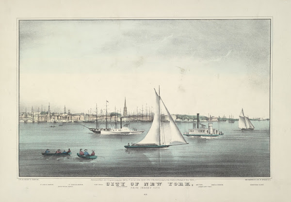 City of New York from Jersey City 1849