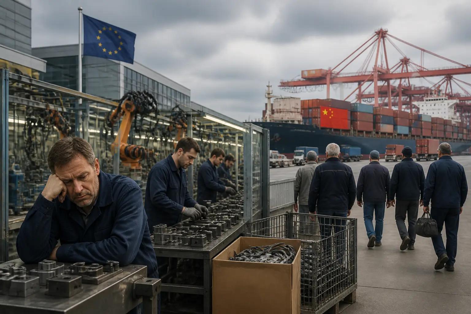 Editorial image for EU manufacturing warns of 300,000 job losses due to Chinese supply chain expansion