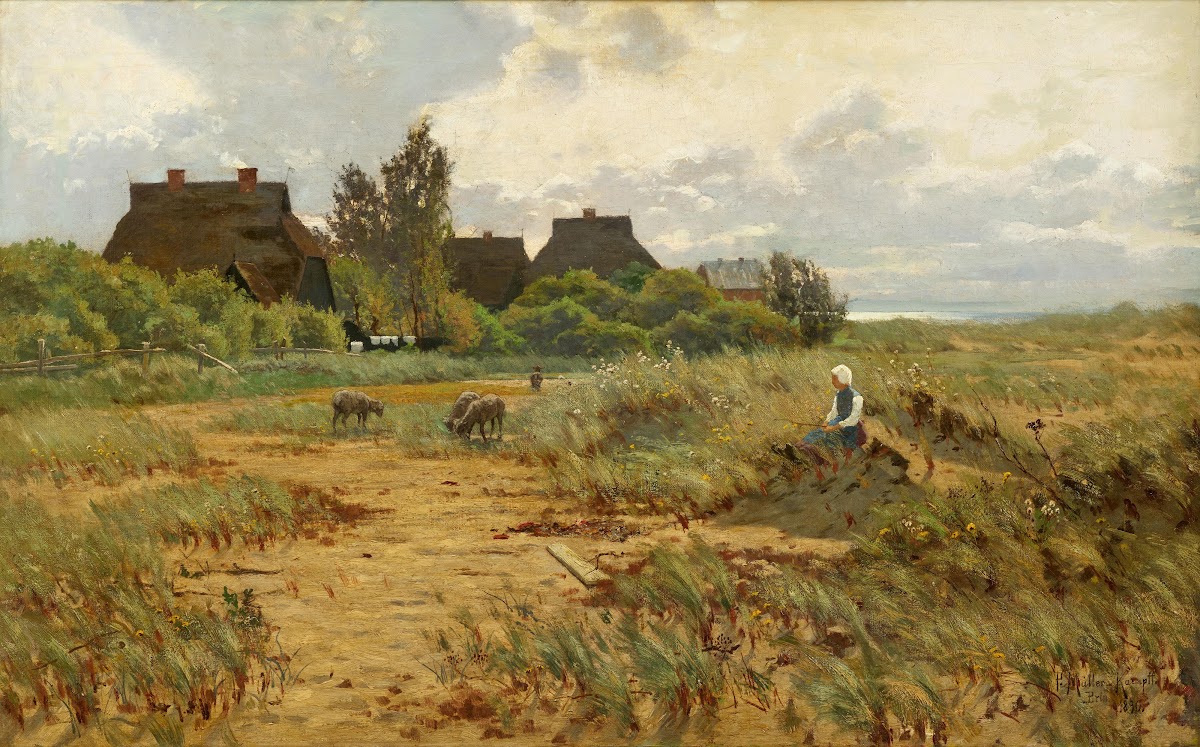 Sommeridyll auf Fischland 1890
