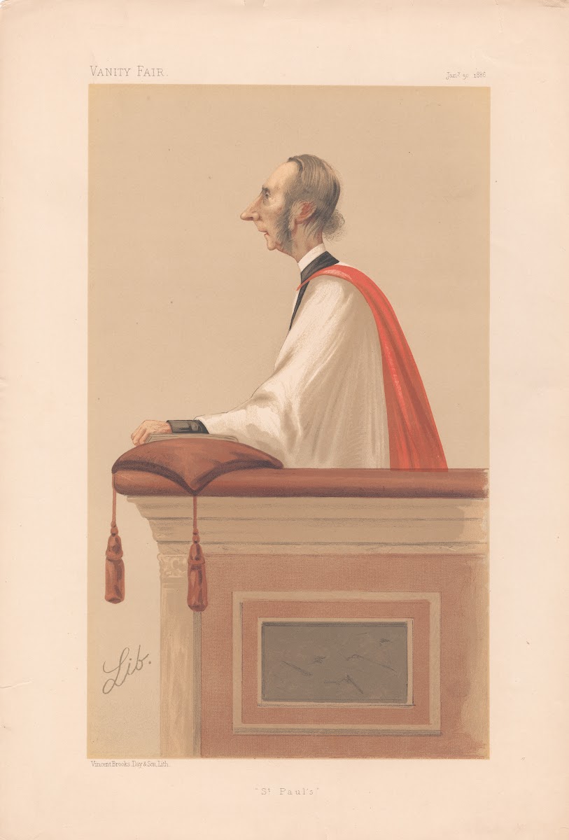 Vanity Fair Clergy St Pauls Rev Richards W Church 30 January 1886 1886