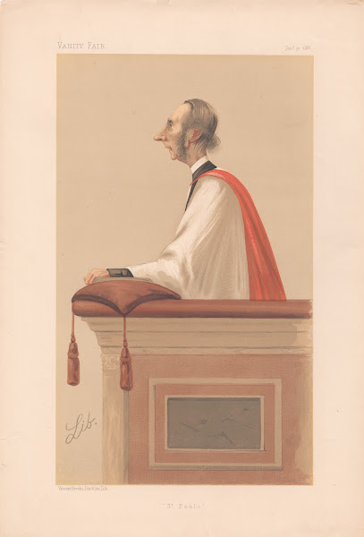 Vanity Fair Clergy St Pauls Rev Richards W Church 30 January 1886 1886
