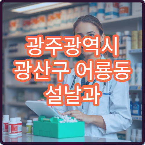 광주광역시 광산구 어룡동 설날과 구정 연휴 약국 영업 정보