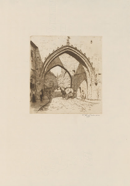 The entrance into the Mostecká Street on the Malá Strana 1911