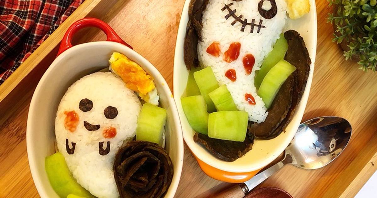 Bento Halloween cho bé