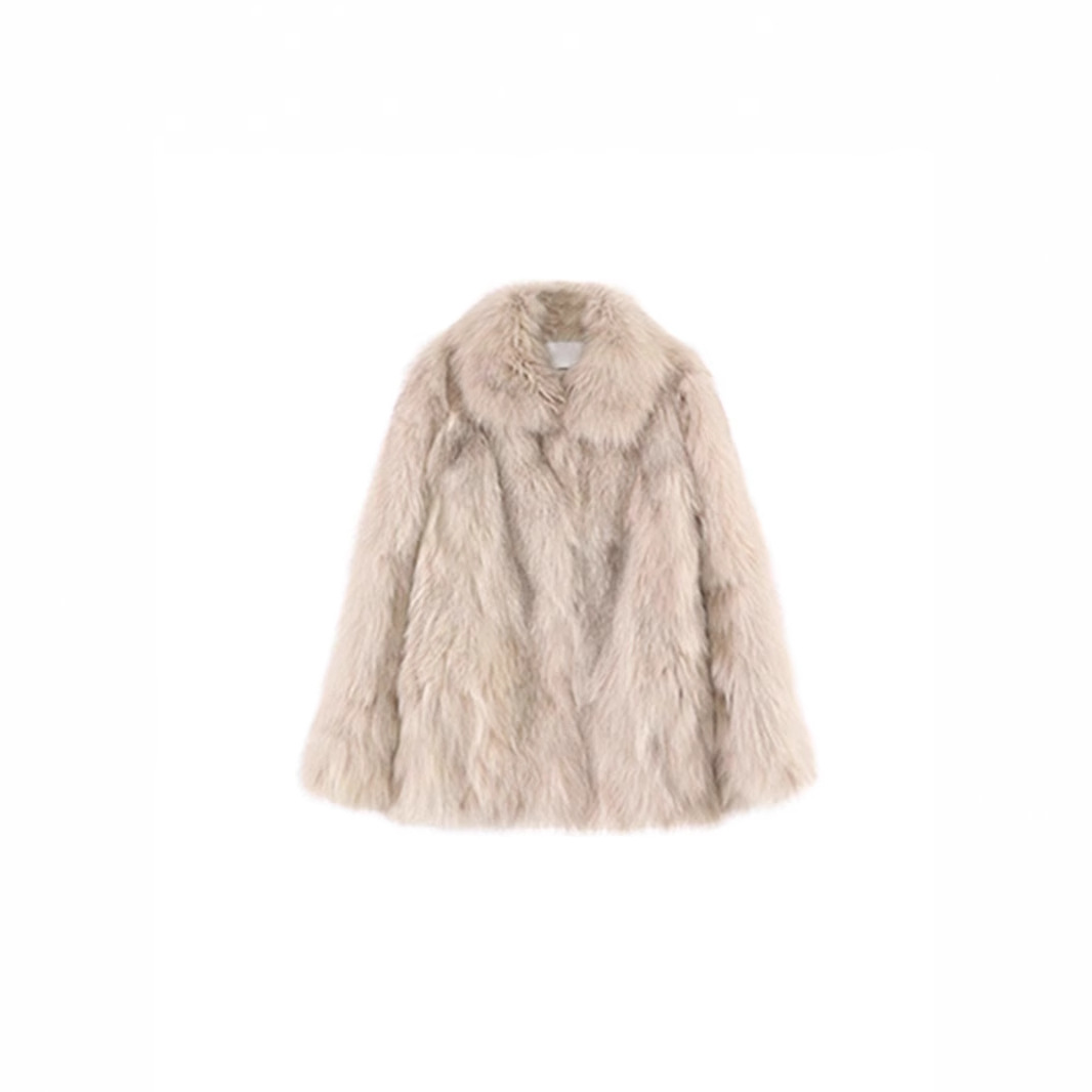 Women's Faux Fur Coat in Mid Length
