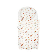 Муслиновый плед и подушка в коляску Twins Bear Птички