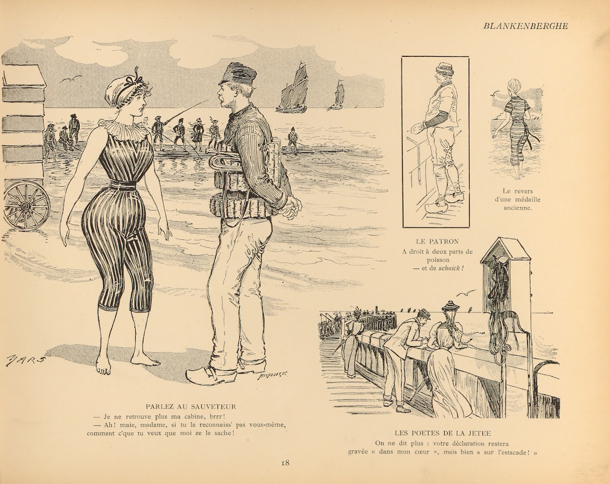 Croquis de plage Pl18 1890