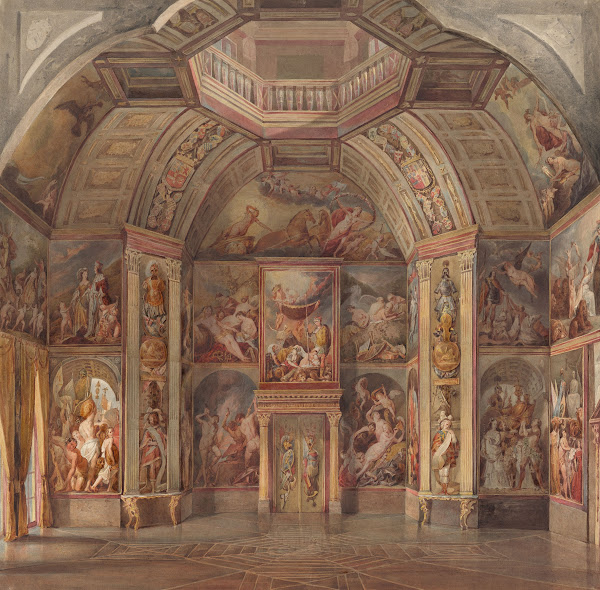 East Wall of the Oranjezaal Huis ten Bosch The Hague