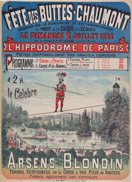 Fête Des Buttes Chaumont Lhippodrome De Paris 1882