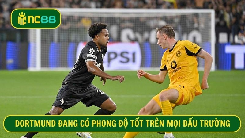 Borussia Dortmund đang có phong độ thi đấu tốt