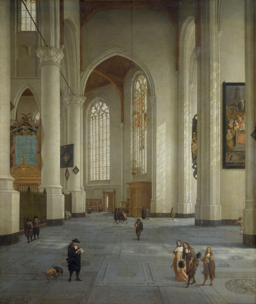 Interior of the St Laurenskerk Rotterdam c1660 1665