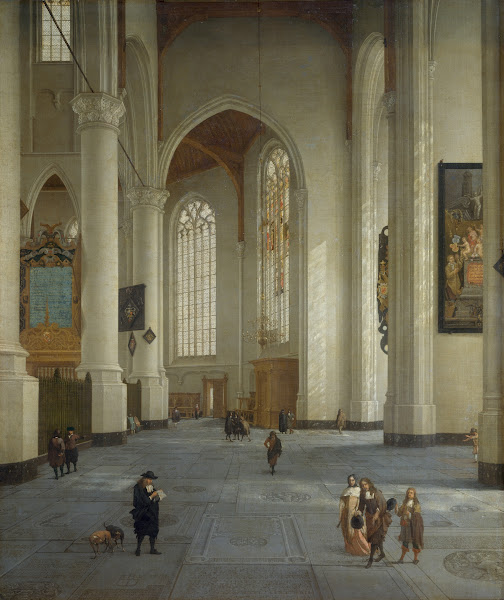 Interior of the St Laurenskerk Rotterdam c1660 1665