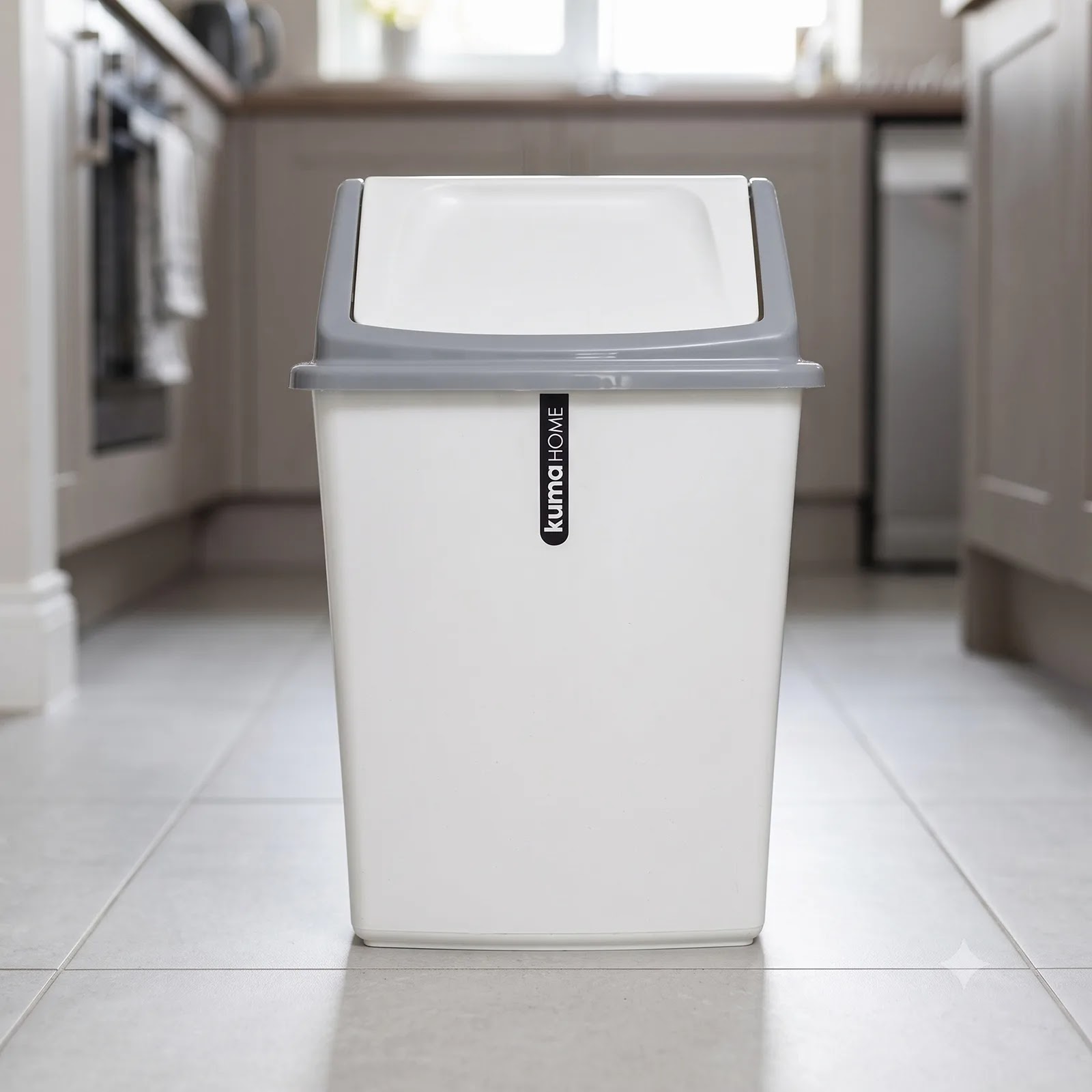 Recipiente De Residuo Vaivén Rectangular 18l Blanco