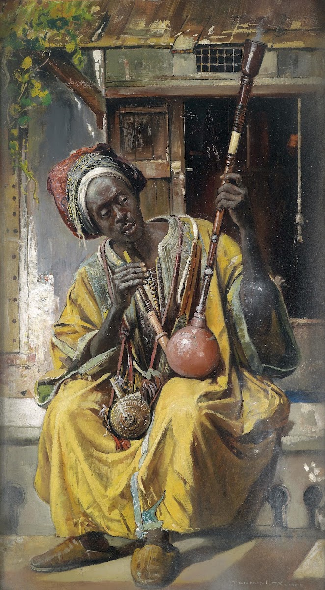 Wasserpfeifen Raucher 1903