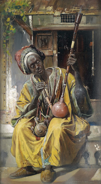 Wasserpfeifen Raucher 1903