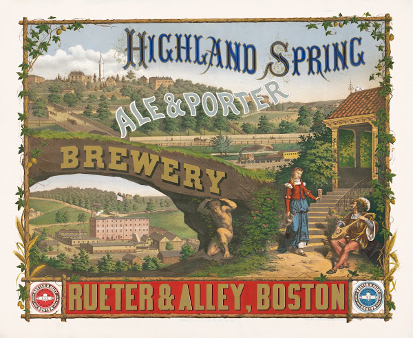 Highland Spring ale  porter brewery 1876
