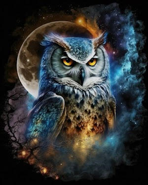 Owl Art Picture