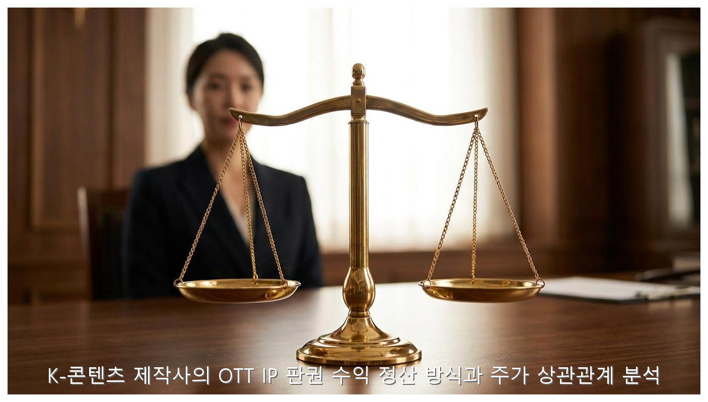 K-콘텐츠 제작사의 OTT IP 판권 수익 정산 방식과 주가 상관관계 분석 핵심 안내 및 분석 인포그래픽 (4)