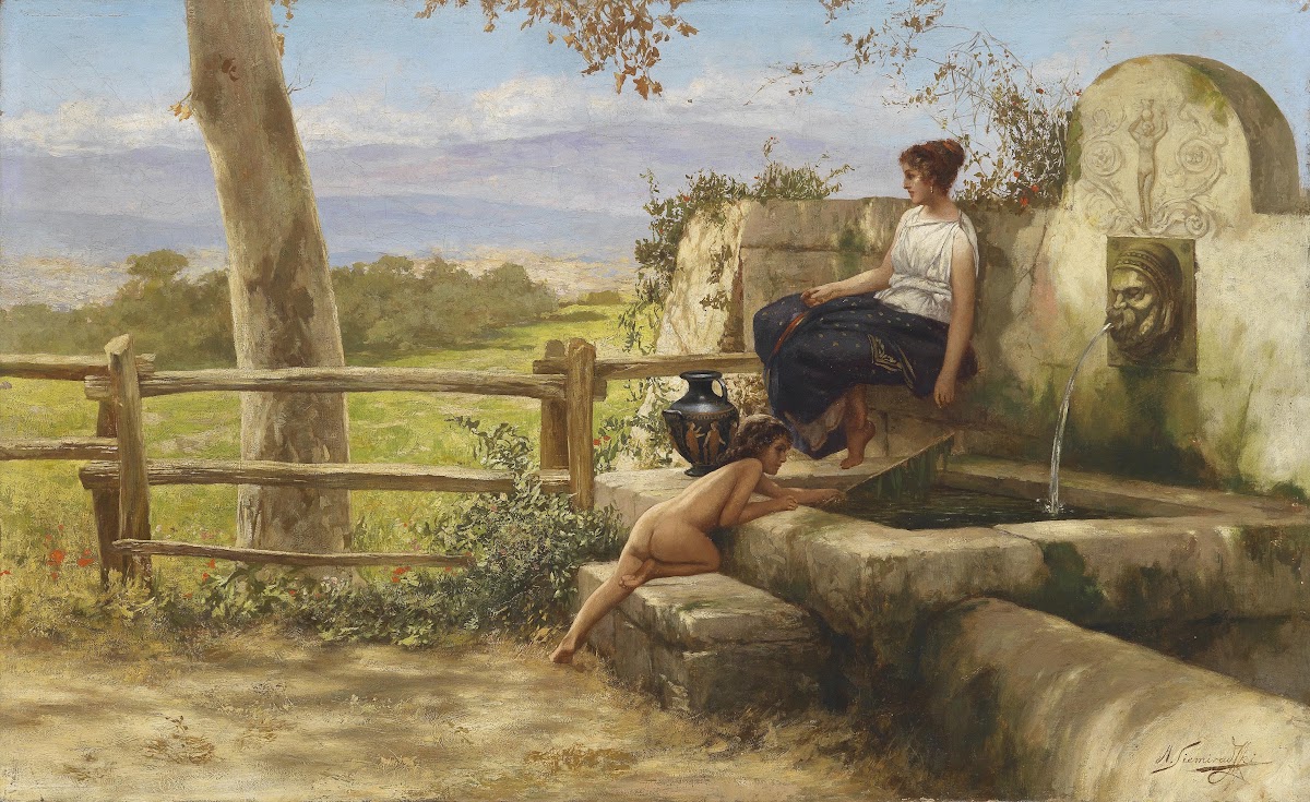 Przy fontannie