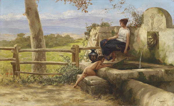 Przy fontannie