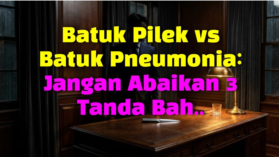 Batuk Pilek vs Batuk Pneumonia: Jangan Abaikan 3 Tanda Bahaya Ini!