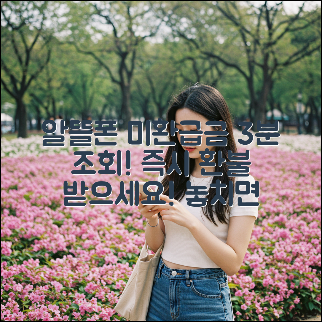 알뜰폰 미환급금, 3분 조회 & 즉시 환불!