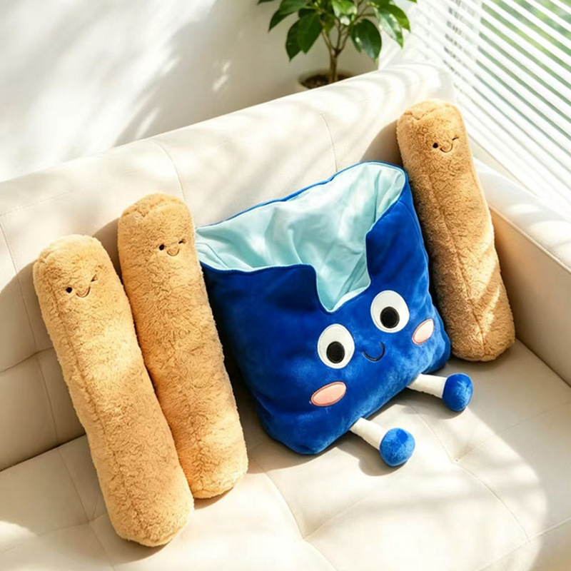 French Fries Cuddle Pillow, 40 cm