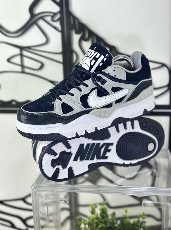 Nike Full Force Low Navy Gris
