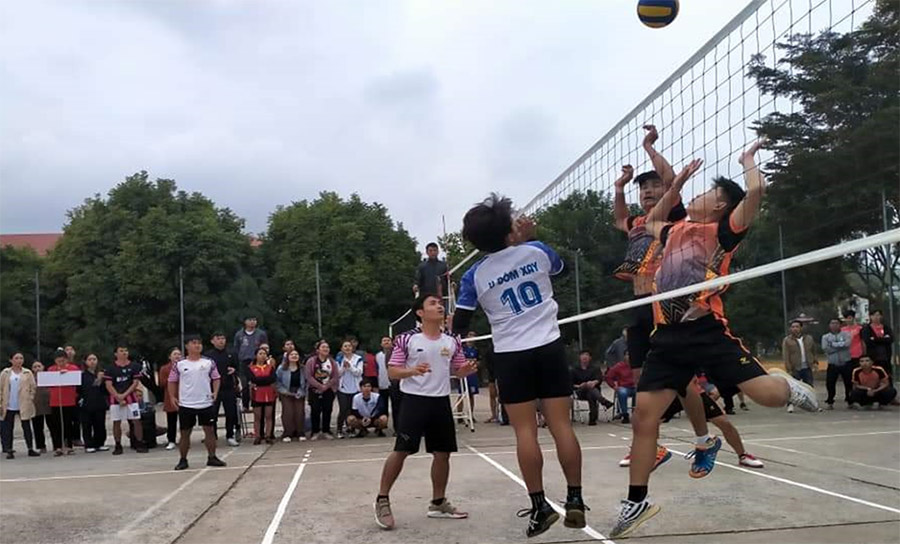 Giải Bóng chuyền chào mừng 45 năm Quốc khánh Nước CHDCND Lào tại Trường Đại học Tây Bắc