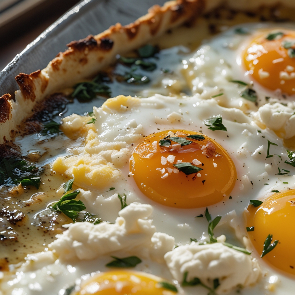 Baked Feta Eggs Easy Homemade Breakfast for Busy Mornings